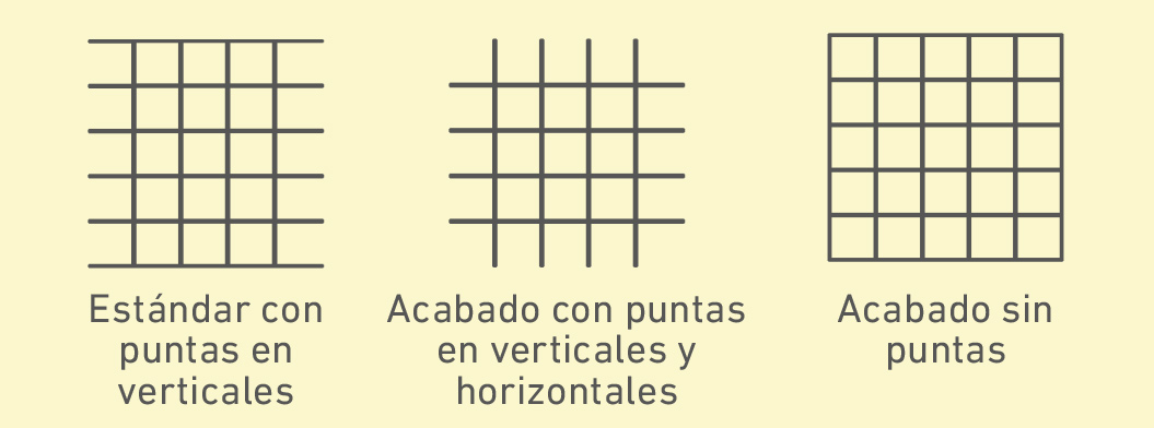 acabados mallas metalicas electrosoldadas